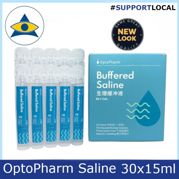 opto pharm dose saline 2022 new disposable tubes 30 dose 30x15ml for rinsing contact lens tampines admiralty optical