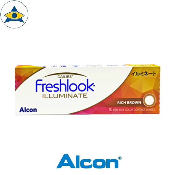 alcon freshlook illuminate cosmetic colour color jet black rich brown 1 day daily disposable presbyobia multifocal silicone hydrogel contact lenses tampines admiralty optical