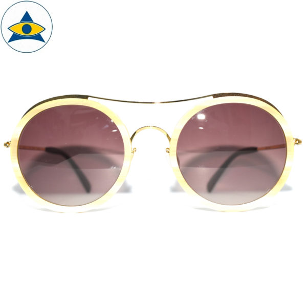 JS-7705 Yellow-Ivory w Brown2 S54-25 1 Tampines Optical Admiralty Optical