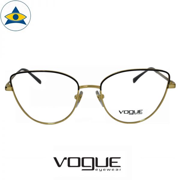 vogue 4109 280 Black Gold s53-17 $228 1 tampines optical admiralty optical