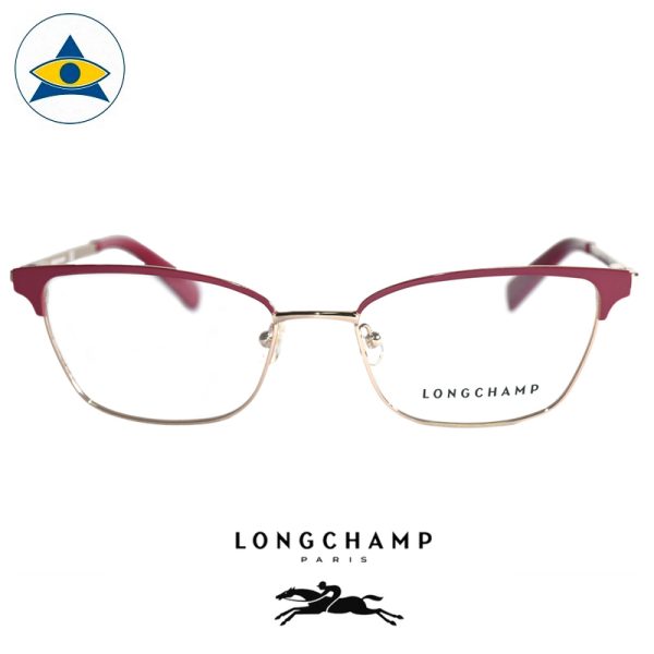 Long Champ 2102 C519 Maroon Gold S5119 $258 1 eyewear optical spectacle glasses tampines admiralty optical