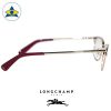 Long Champ 2102 C519 Maroon Gold S5119 $258 3 eyewear optical spectacle glasses tampines admiralty optical