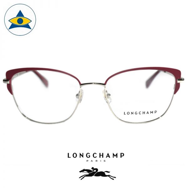Long Champ 2108 C623 Maroon Gold S5318 $258 1 eyewear optical spectacle glasses tampines admiralty optical