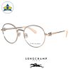 Long Champ 2109 C771 Pink Gold S5119 $258 2 eyewear optical spectacle glasses tampines admiralty optical