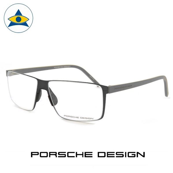 Porsche P 8308 A Black-Grey s57-14 $438 2 eyewear frame tampines admiralty optical