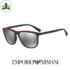 emporio armani 4109 5042:6G Black-Red with Silver mirror s58-17 $268 0 tampines optical admiralty optical