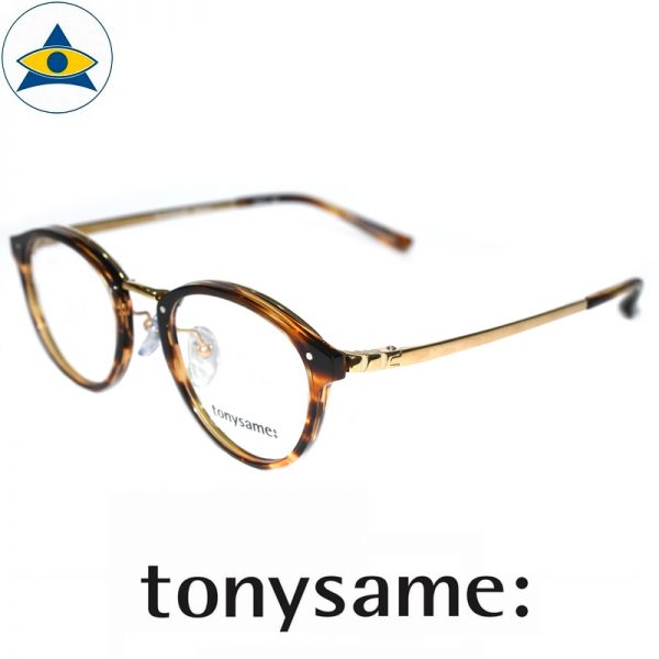 Tonysame eyewear TS 10184 Brown Sasa Gold s4920 $438 2 tampines optical admiralty optical