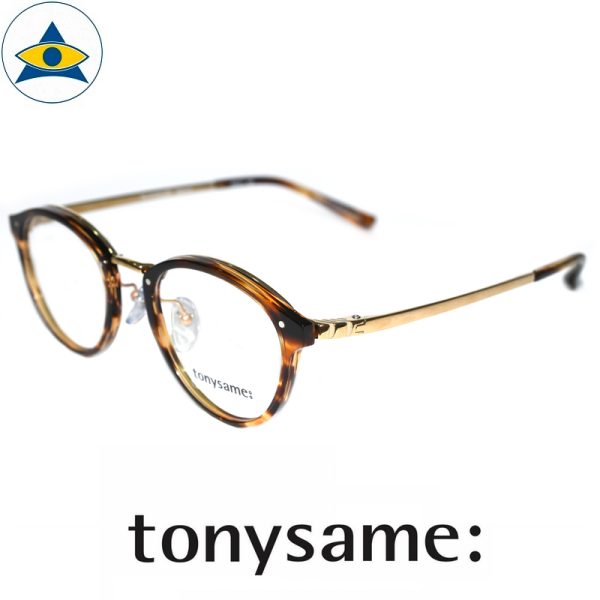 Tonysame eyewear TS 10184 Brown Sasa Gold s4920 $438 2 tampines optical admiralty optical