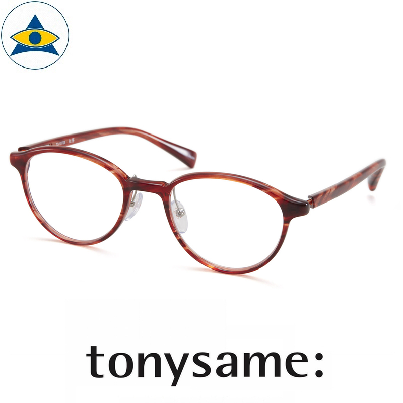 Tonysame eyewear TS 10728 Red Tort s4819 $438 2 tampines optical admiralty optical