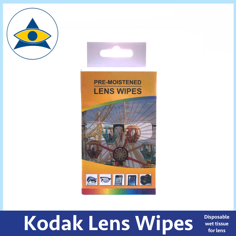 kodak disposable wet wipes 30 pieces tissue for glasses spectacles sunglasses handphones camera Tampines Optical Admiralty Optical