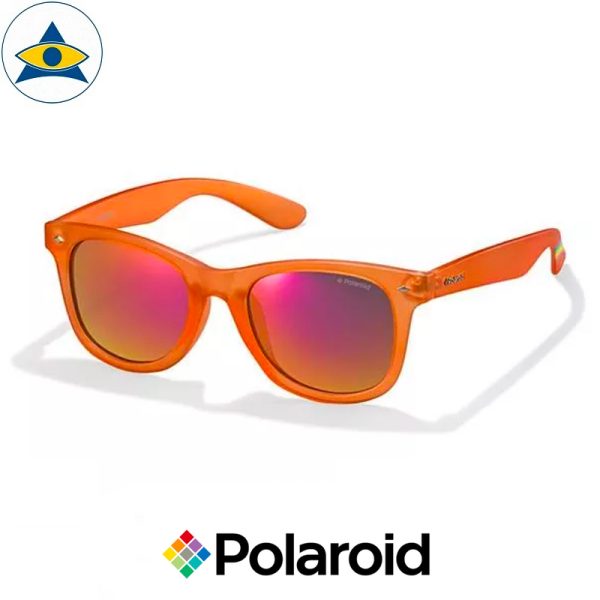 Polaroid sunglass 6009FS IMT OZ Orange w Red Mirror $118 tampines optical admiralty optical 2