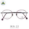 Maji Masatomo Plus M PMJ 026 C6 Maroon Gun s50-21 $218 1 eyewear frame tampines admiralty optical