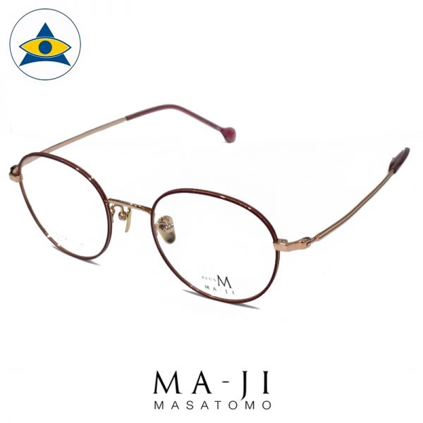 Maji Masatomo Plus M PMJ 034 C2 Red-Gold s4920 $218 1 eyewear frame tampines admiralty optical