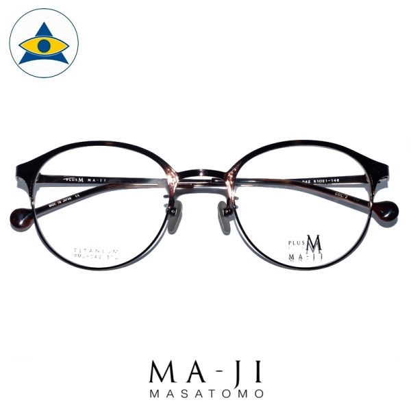 Maji Masatomo Plus M PMJ 042 C1 Dark Bronze s4920 $218 1 eyewear frame tampines admiralty optical