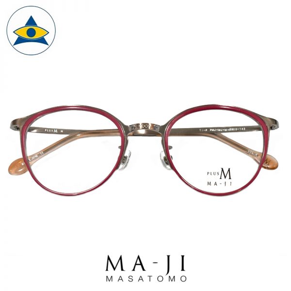 Maji Masatomo Plus M PMJ 505 C4 Raspberry-Gold s4922 $218 1 eyewear frame tampines admiralty optical