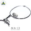 Maji Masatomo Plus M grey silver nosepad eyewear frame tampines admiralty optical copy