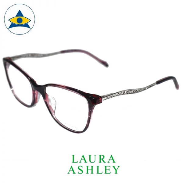 Laura Ashley 16-1009 C2 Burgundy-Silver s5318 $188 2 eyewear optical spectacle glasses tampines admiralty optical