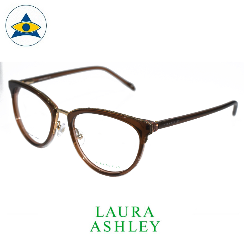 Laura Ashley 16-1011 C2 Brown s5219 $188 2 eyewear optical spectacle glasses tampines admiralty optical