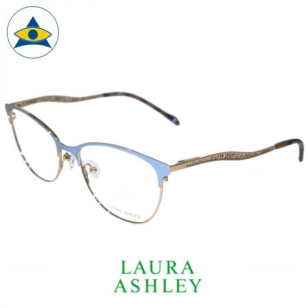 Laura Ashley 16-365 C4 Moon Blue-Gold s5317 $188 1 eyewear optical spectacle glasses tampines admiralty optical