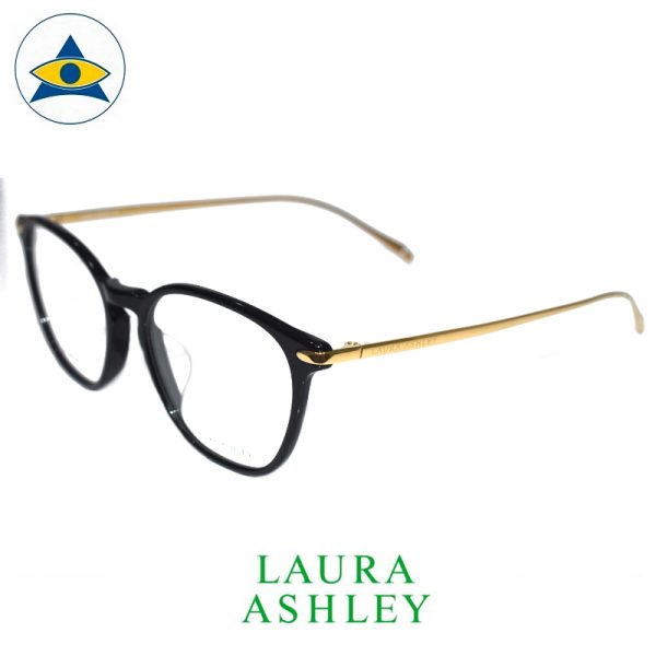 Laura Ashley 16-678B C1 Black-Gold s5117 $188 2 eyewear optical spectacle glasses tampines admiralty optical