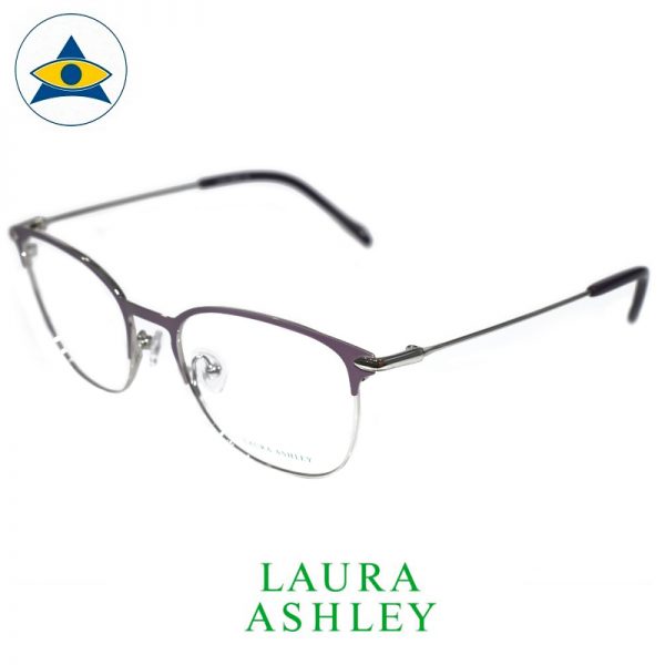 Laura Ashley 17-367 C3 Purple-Silver s5118 $188 2 eyewear optical spectacle glasses tampines admiralty optical