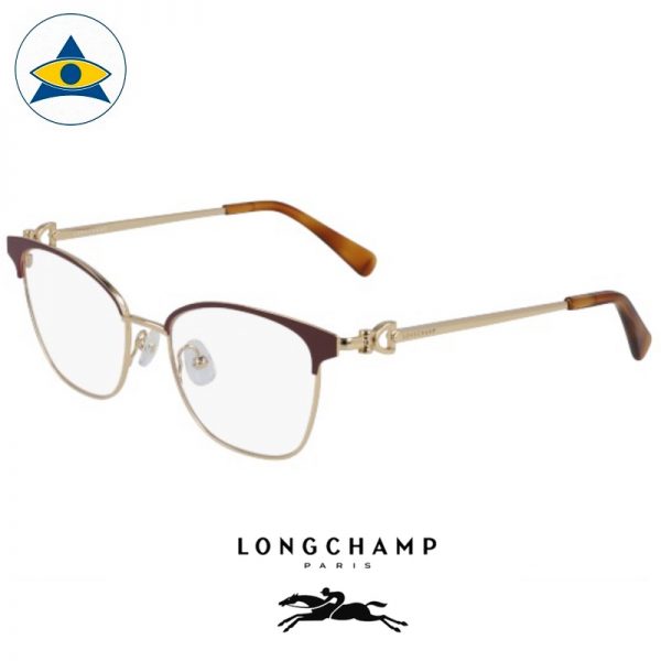 Long Champ 2111 C604 Burgundy Gold S5217 $258 1 eyewear optical spectacle glasses tampines admiralty optical