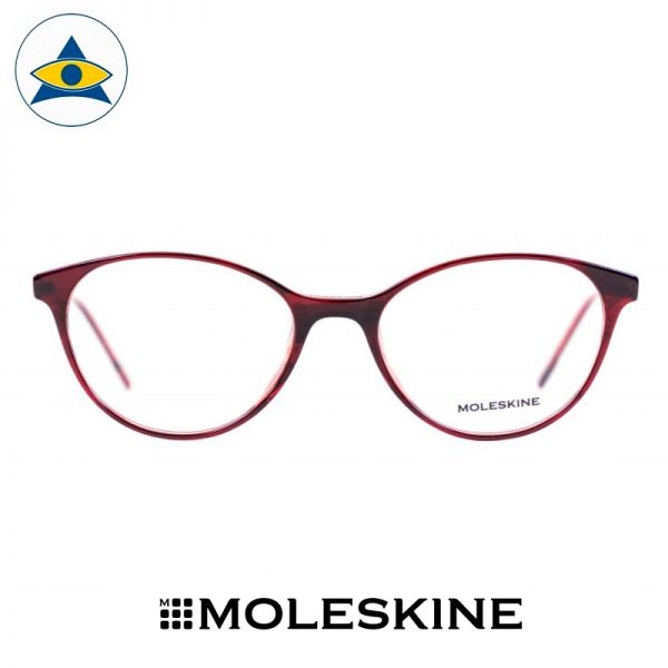 MO1102-43-51-17-145-S.-Black-Red-Striples-SM.-Silver-A-1-Moleskine frames Tampines Optical Admiralty