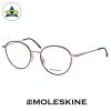 MO2113-43-49-18-145-Lt-Rose-Gold-w-Red-Havana-rim-Lt-Rose-Gold-B-Moleskine frames Tampines Optical Admiralty