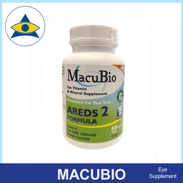 Macubio AREDS 2 Retina eye nutrition supplement tablets for AMD Tampines Admiralty Optical