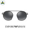 emporio armani sunglass 2078 30061g black w silver mirror s5019 288 1