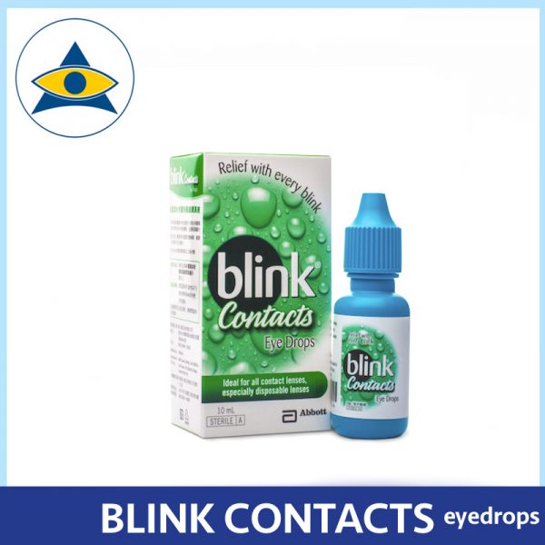 BLINK CONTACTS AMO $8 contact lens eye drops dry eyes artificial tears lubricant tampines admiralty optical