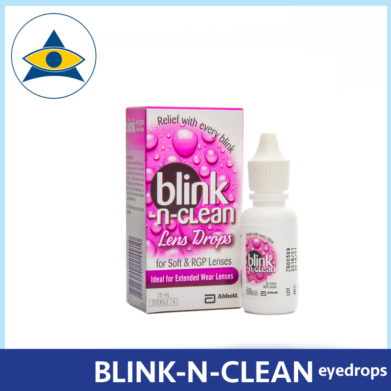 BLINK n clean AMO $7.50 contact lens eye drops dry eyes artificial tears lubricant tampines admiralty optical