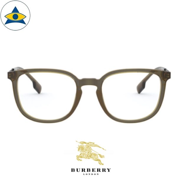 Burberry B 2307F 3356 Olive-Silver s5220 $338 1 eyewear frame tampines optical admiralty optical