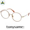 Tonysame eyewear TS 10643 Red Gold s5219 $438 4 tampines optical admiralty optical