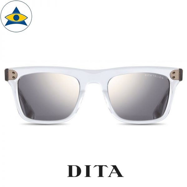 dita TELION Clear-White Gold with Grey Gold Flash Lens s5122 $ 1 tampines admiralty optical
