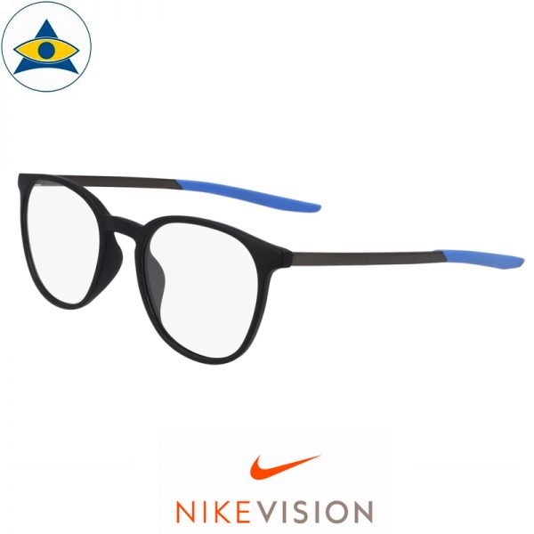 Nike 7280 008 Matte Black:Blue s5020 $228 Tampines Optical Admiralty Optical 1