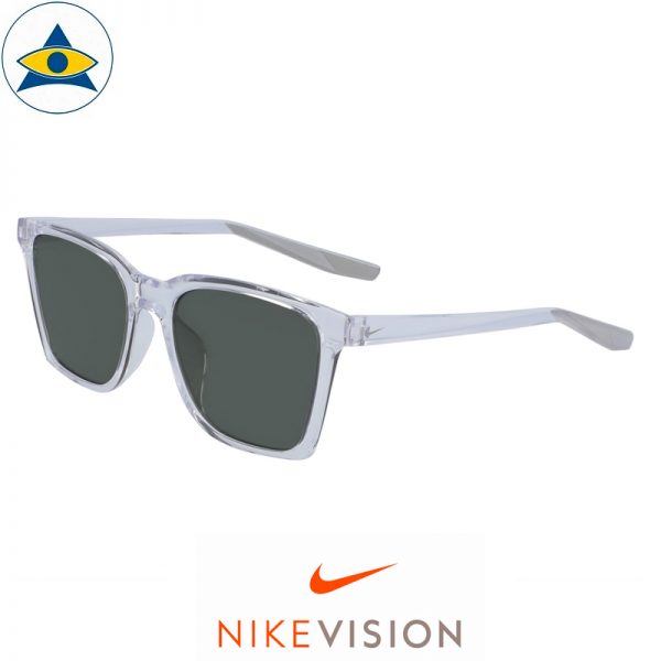 Nike Sunglass CT 8127 Bout 913 Clear-Wolf Grey w Green s54-18 168 Tampines Optical Admiralty Optical 1