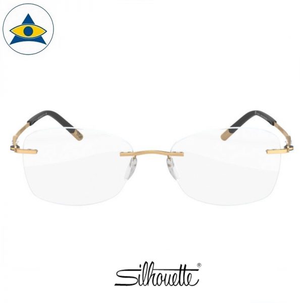 Silhouette eyewear 4488 Caresse Rimless 6052 Golden-Shadow s5517 $798 1