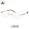 Silhouette eyewear 4488 Caresse Rimless 6052 Golden-Shadow s5517 $798 2