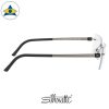 Silhouette eyewear 5446 Accent Titan Rimless 6061 Ruthenium-Black s5219 $458 3