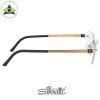 Silhouette eyewear 5450 Accent Titan Rimless 6051 Gold-Black s5521 $458 3