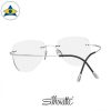 Silhouette eyewear 5515 Rimless 7011 Silver s5519 $448 2