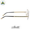 Silhouette eyewear 5528 Prestige Rimless 7521 Gold-Black s4820 $838 3