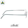 Silhouette eyewear 5529 Momentum Rimless 5011 Silver-Azure Blue s5317 $518 3