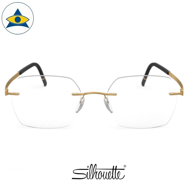 Silhouette eyewear 5529 Momentum Rimless 7521 Golden Dome s5021 $518 1
