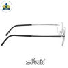 Silhouette eyewear 5529 Momentum Rimless 9011 Titanium-Iceland Black s5419 $518 3