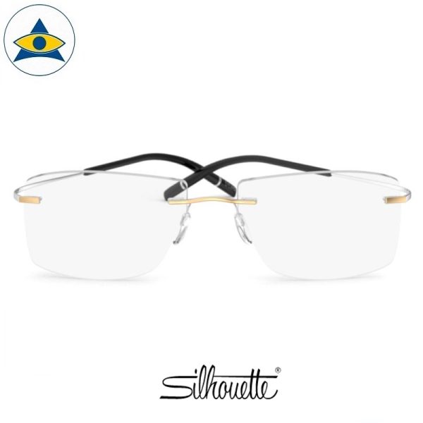 Silhouette eyewear 5539 TMA Icon GOLD Ed Rimless 8181 Gold Rhodium s5617 $588 1