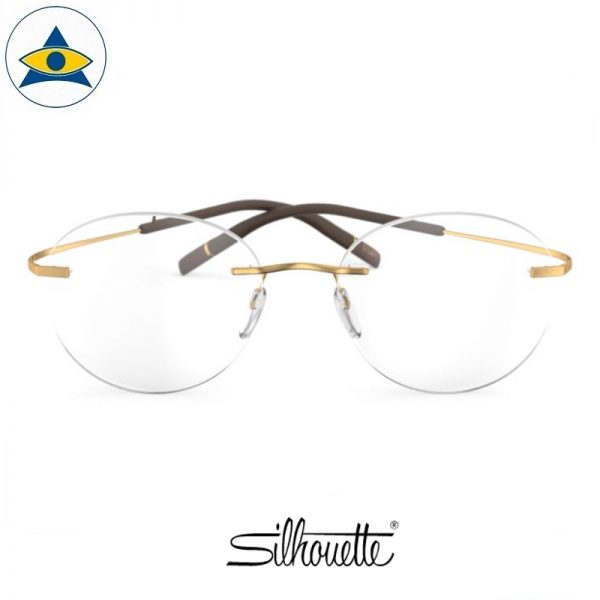 Silhouette eyewear 5541 TMA Icon Rimless 7521 Gold s4820 $468 1