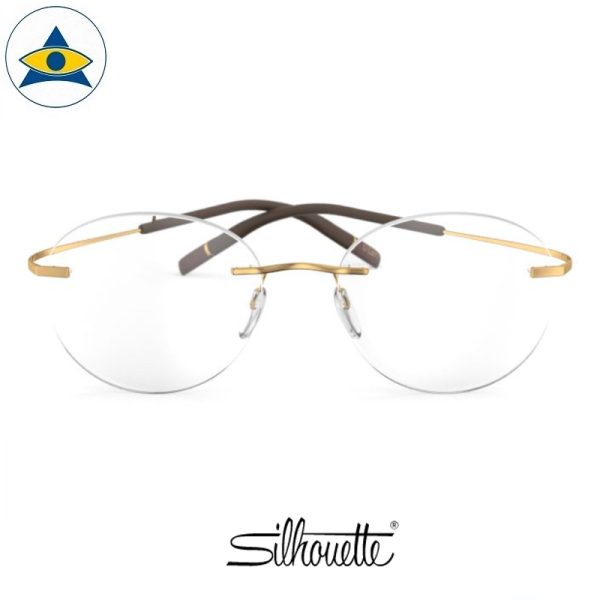 Silhouette eyewear 5541 TMA Icon Rimless 7521 Gold s4820 $468 1