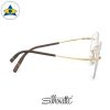 Silhouette eyewear 5541 TMA Icon Rimless 7521 Gold s4820 $468 3